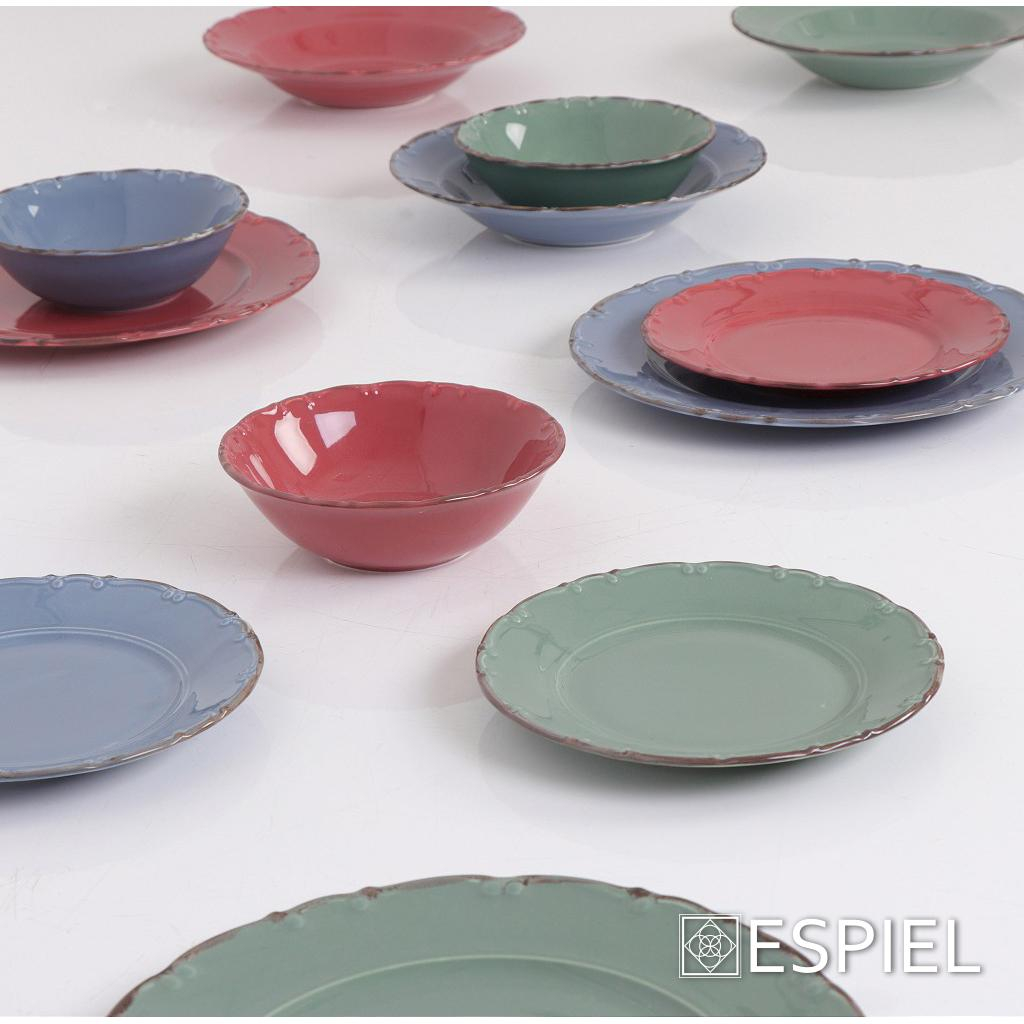 Πιάτο Φαγητού Βαθύ (Φ23) Espiel Liana Blue TLZ104K6 φωτογραφία