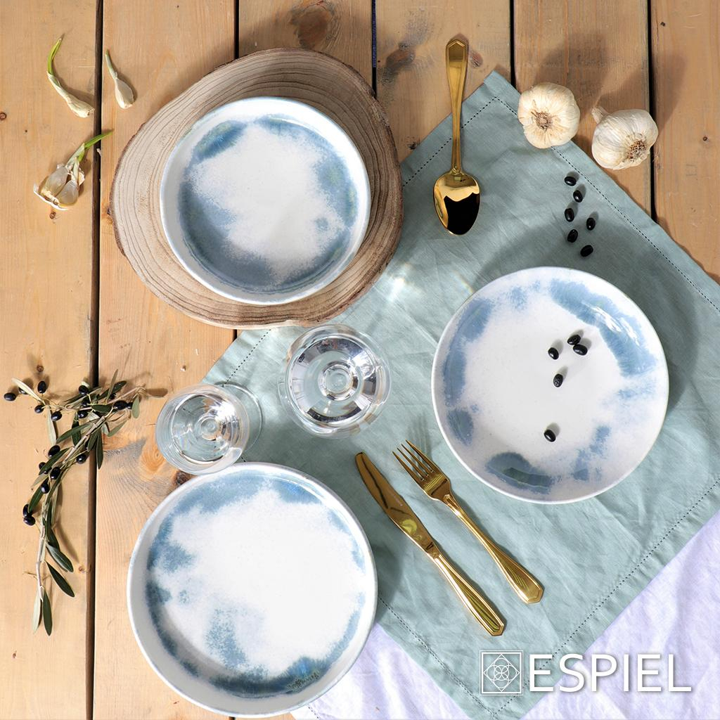 Πιάτο Φαγητού Βαθύ (Φ20) Espiel Sky Blue Step Knd140K6 Home Είδη Σερβιρίσματος Πιάτα & Σερβίτσια Spitishop