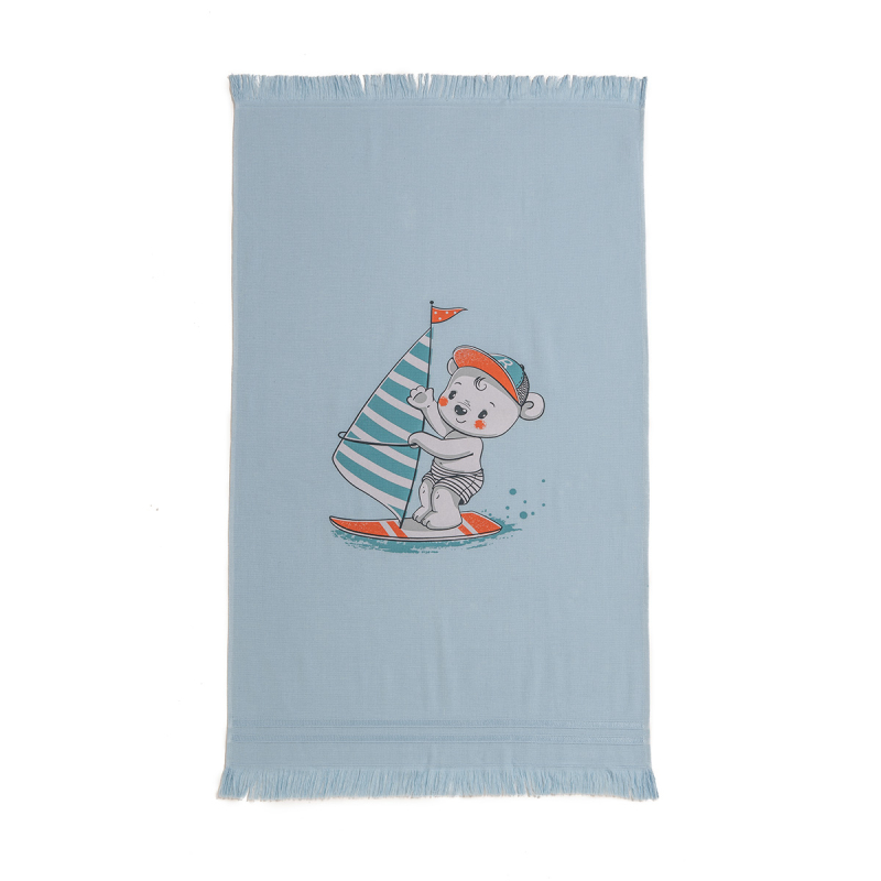 Παιδική Πετσέτα Θαλάσσης (70x120) Melinen Surfer Light Blue