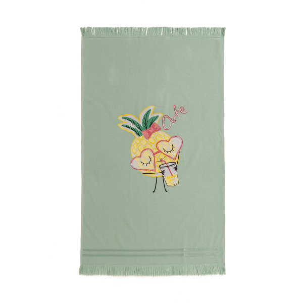 Παιδική Πετσέτα Θαλάσσης (70x120) Melinen Pineapple Mint