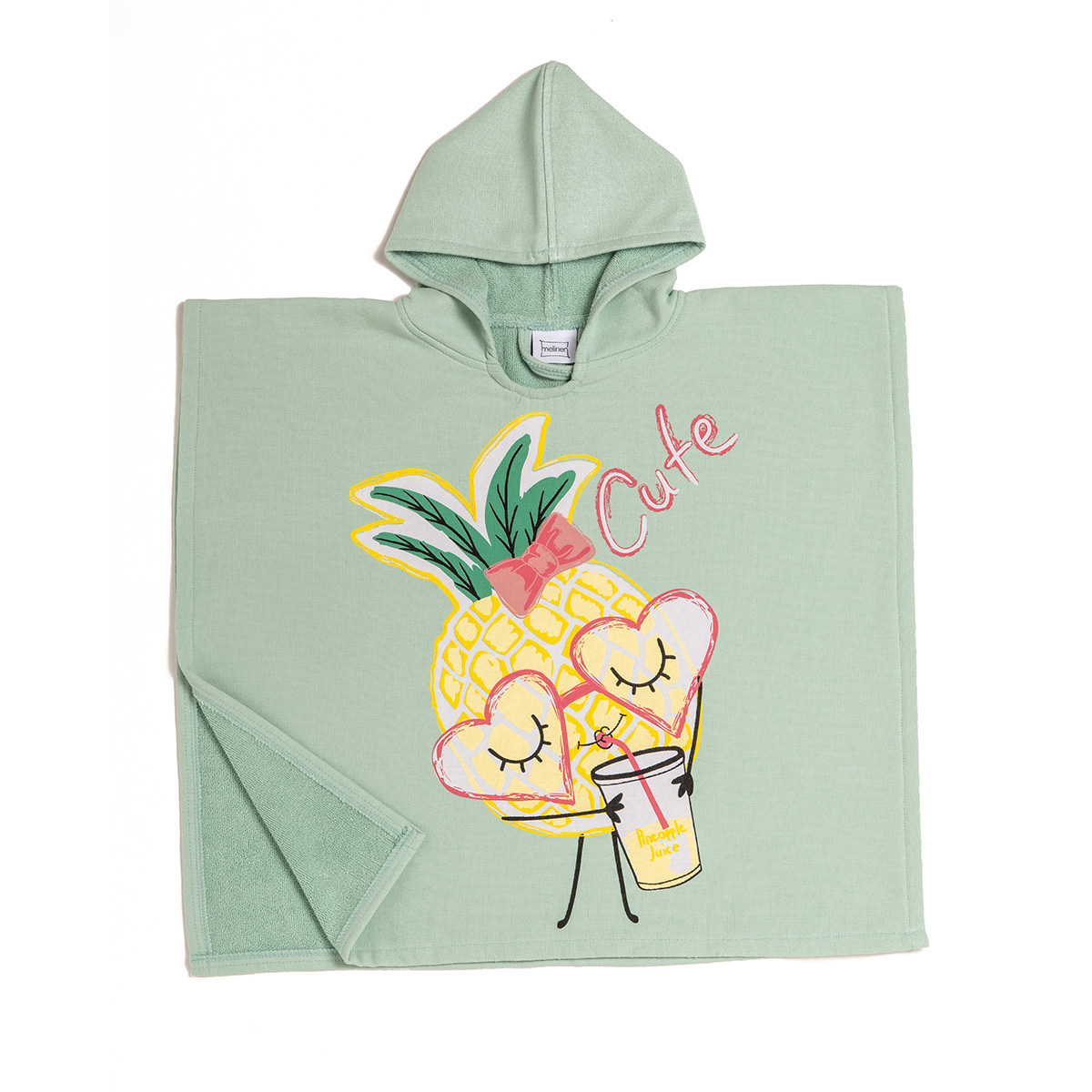 Παιδικό Πόντσο Melinen Pineapple Mint 210818
