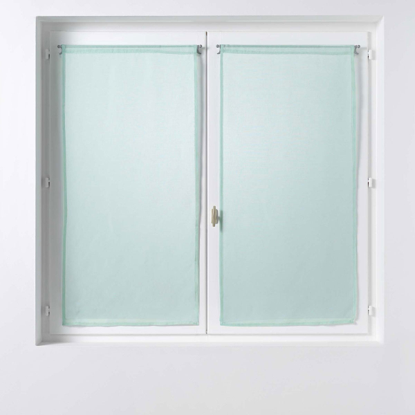 Σετ Κουρτίνες Παραθύρου (60x160) Με Τούνελ L-C Sandra Menthe 1627035