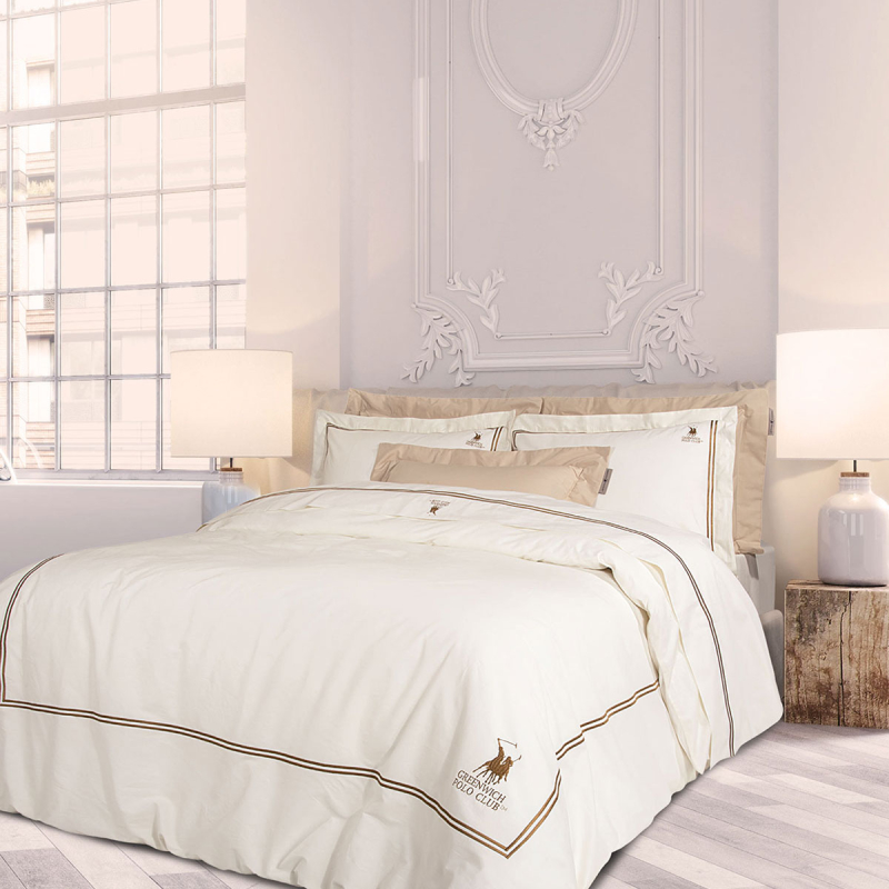 Σεντόνια King Size (Σετ) Greenwich Polo Club Solid 2128