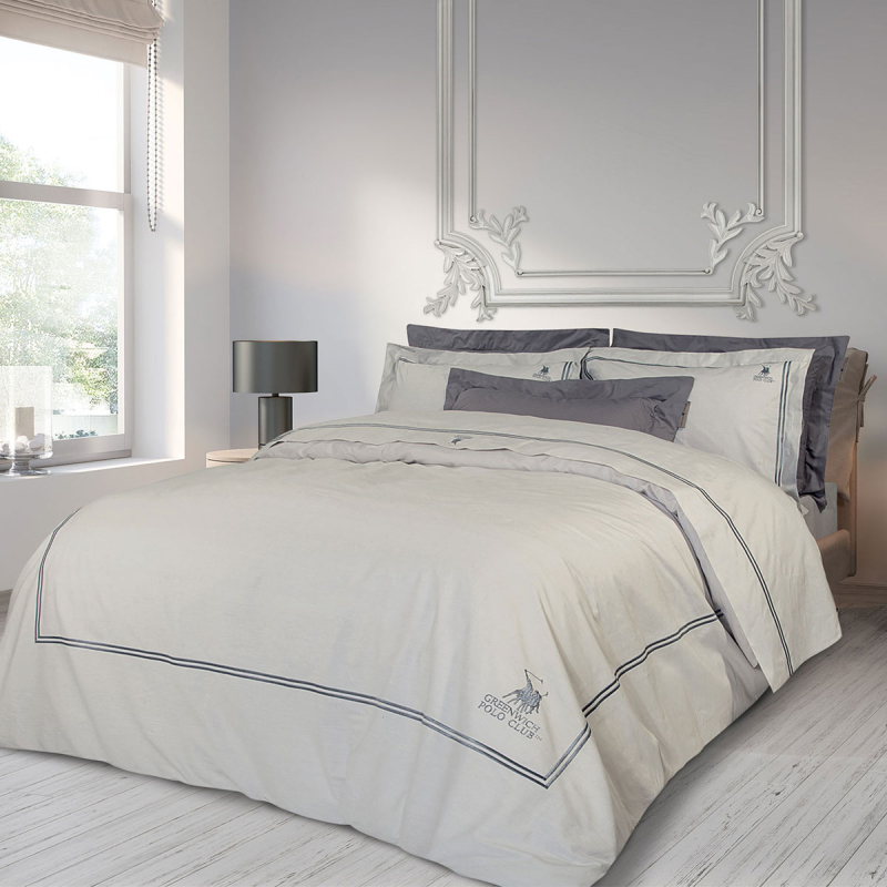 Σεντόνια King Size (Σετ) Greenwich Polo Club Solid 2129