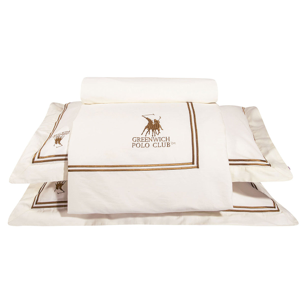 Παπλωματοθήκη Υπέρδιπλη (Σετ 220x240) Greenwich Polo Club Solid 2128