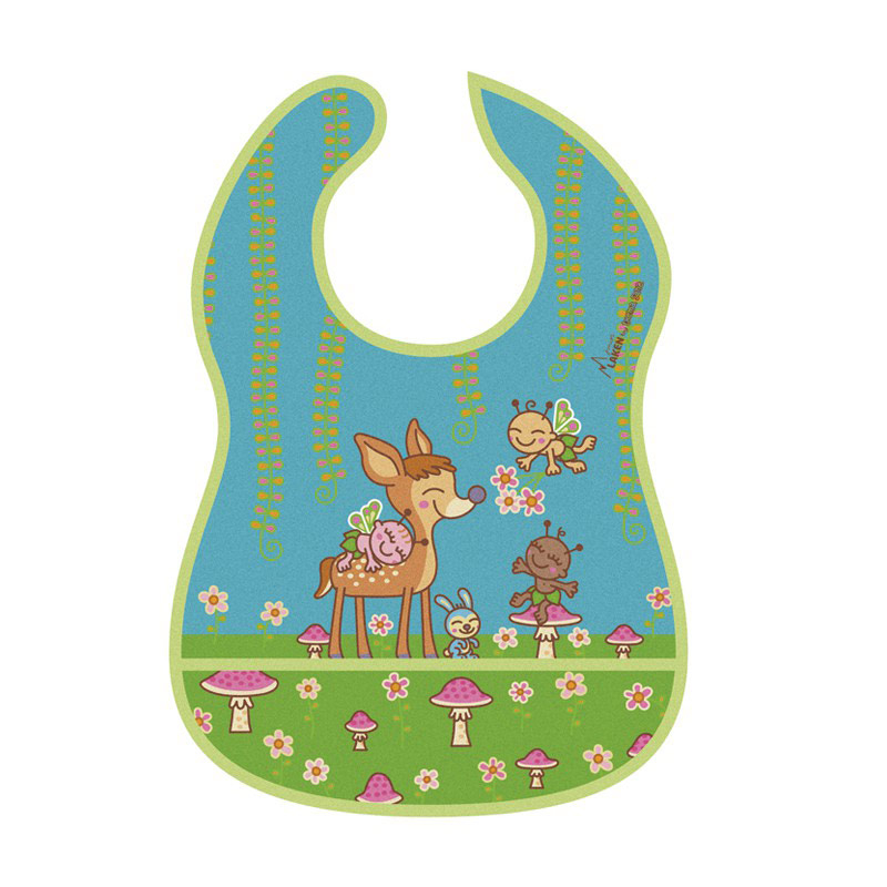 Σαλιάρα 0-24 Μηνών (30x25) Laken Bambinos Μπλε