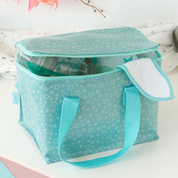 Ισοθερμική Τσάντα Φαγητού (16x22x13) Kiokids Picnic Stars Σιελ 3009