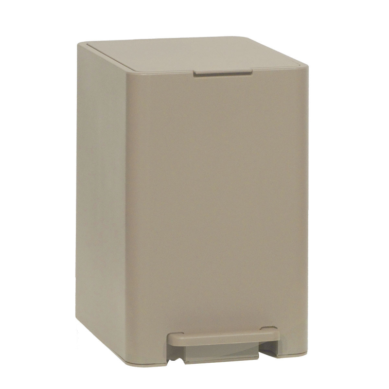 Κάδος Απορριμμάτων Μπάνιου (27x19x29) Viomes 7lt 185-30 Γκρεϊζ