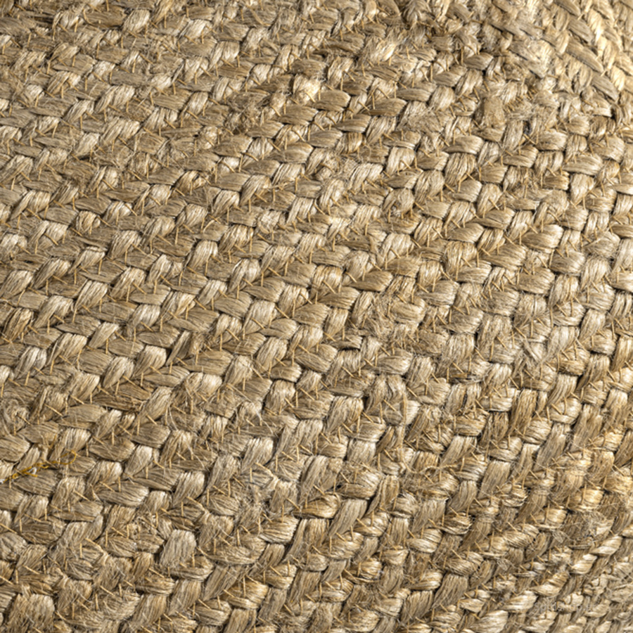 Πουφ (Φ50X25) Guy Laroche Ottoman Natural Home Έπιπλα Σαλονιού Spitishop