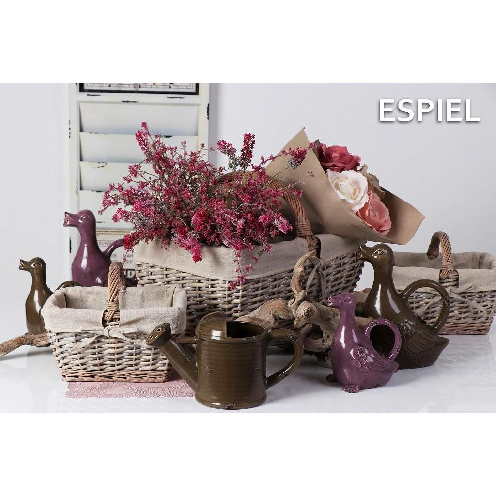 Διακοσμητικό Ποτιστήρι (19X13 5X23 5) Espiel Duck Brown Pot113 Home Κήπος Διακοσμητικά Κήπου & Μπαλκονιού Spitishop