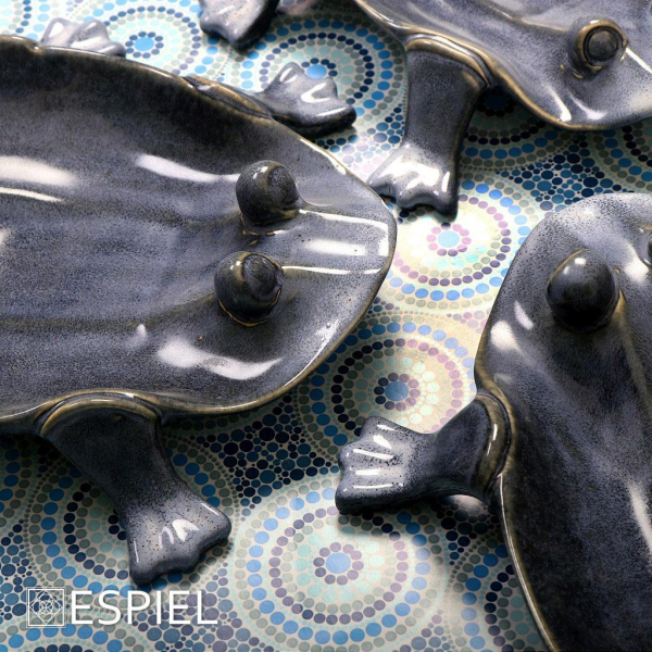 Διακοσμητικό Πιατάκι (22.8x19.5x4.5) Espiel Frog Small VAT131