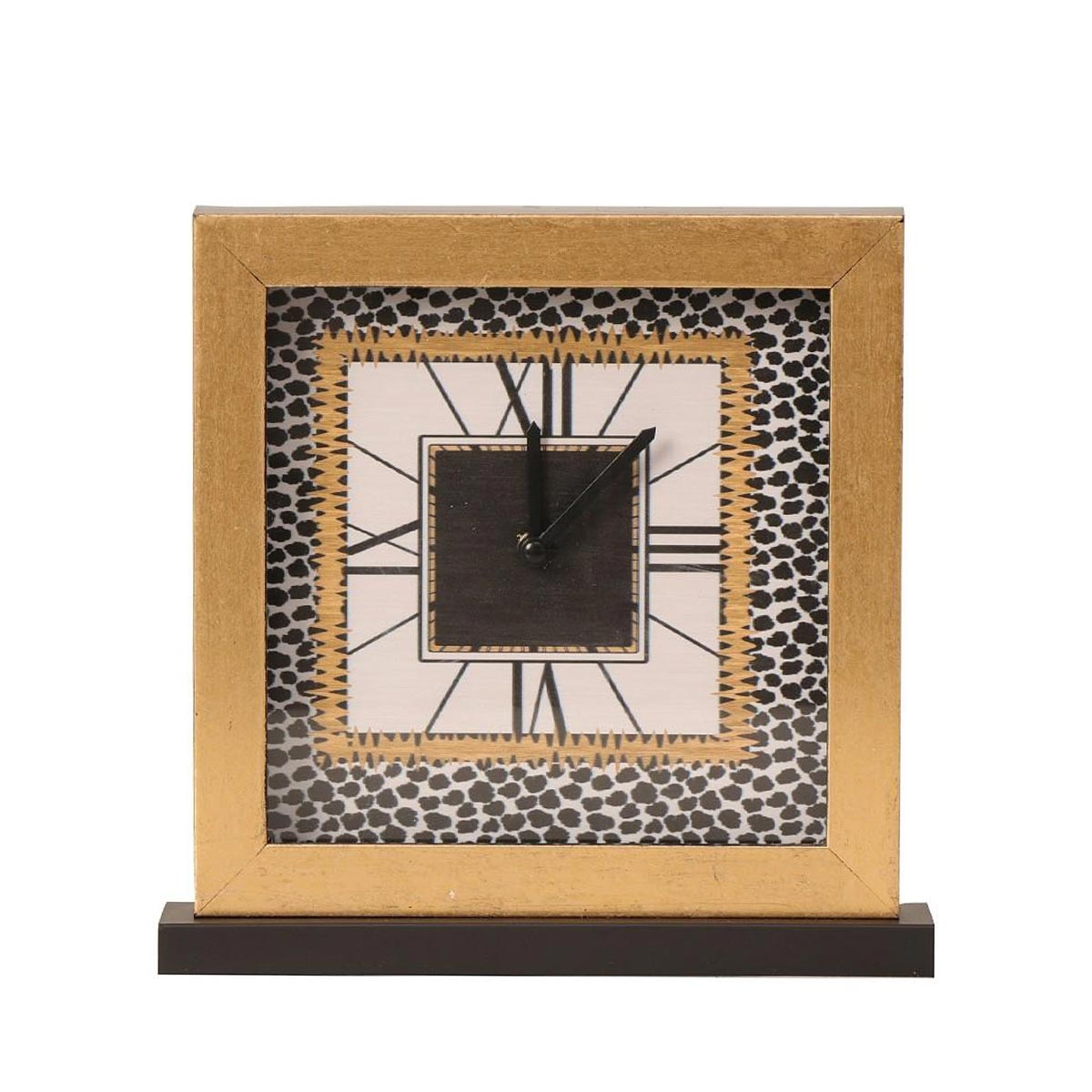 Ρολόι Επιτραπέζιο (24.5×24.5×5) Espiel Λεοπάρ MAF151