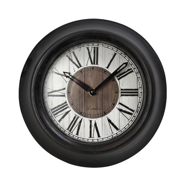 Ρολόι Τοίχου (Φ23.2x5.4) Espiel Black ROL604