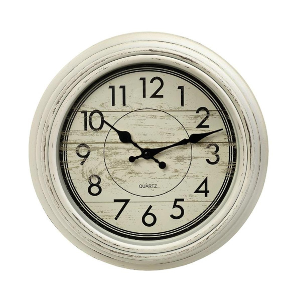 Ρολόι Τοίχου (Φ29.3x5) Espiel Ecru ROL605
