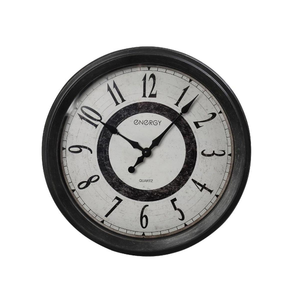 Ρολόι Τοίχου (Φ30.3x4) Espiel Grey ROL611