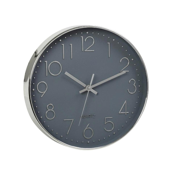 Ρολόι Τοίχου (Φ29.3x5) Espiel Grey/Silver ROL613