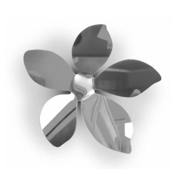 Αυτοκόλλητα Τοίχου Ango Silver Flowers 3D 24017