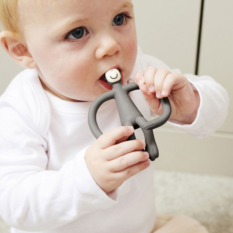 Μασητικό Matchstick Monkey Teething Toy Grey