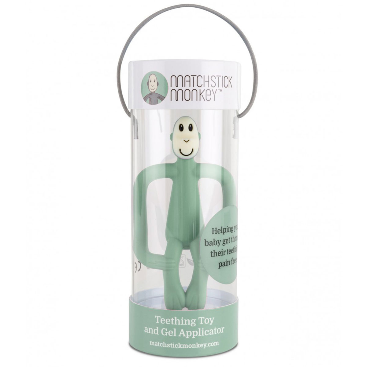 Μασητικό Matchstick Monkey Teething Toy Mint Green Home Βρεφικά Μασητικά για Μωρά - Οδοντοφυία Spitishop