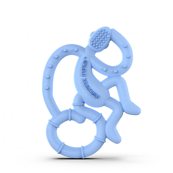 Μασητικό Matchstick Monkey Mini Teether Light Blue