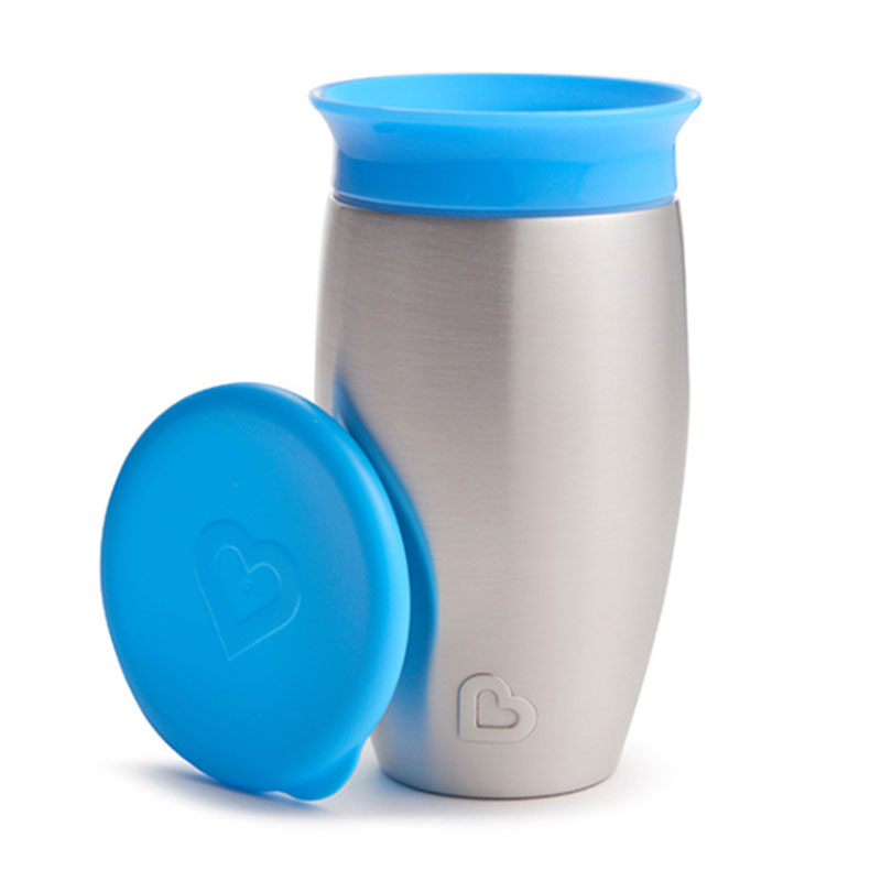 Ποτήρι Εκπαιδευτικό 296ml Munchkin Miracle Stainless Steel Cup Blue
