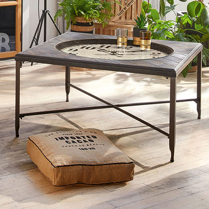 Μαξιλάρα Δαπέδου (40x40x8) A-S Vintage Loft Cacao 164041