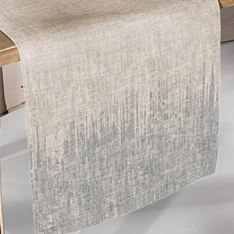 Τραβέρσα (40X160) Saint Clair 2040 Beige-Silver Home Λευκά Είδη Κουζίνας & Τραπεζαρίας Τραβέρσες Σαλονιού Spitishop