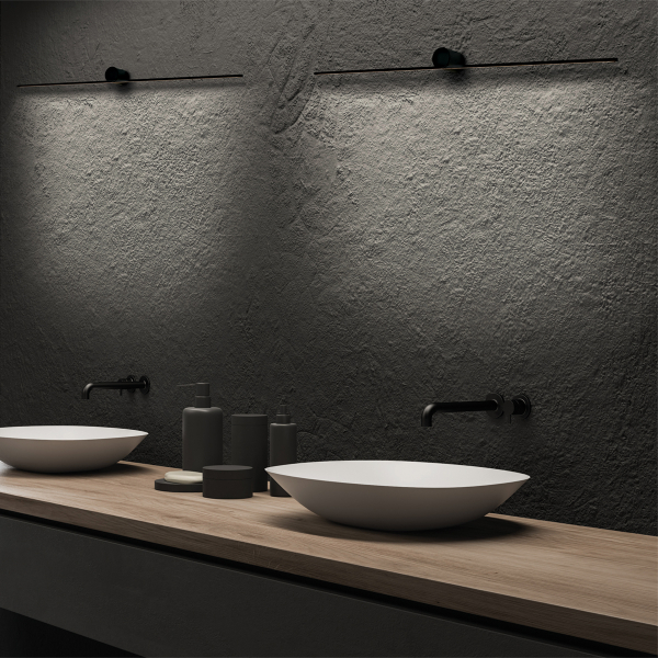 Φωτιστικό Μπάνιου LED Zambelis 20145 Sandy Black