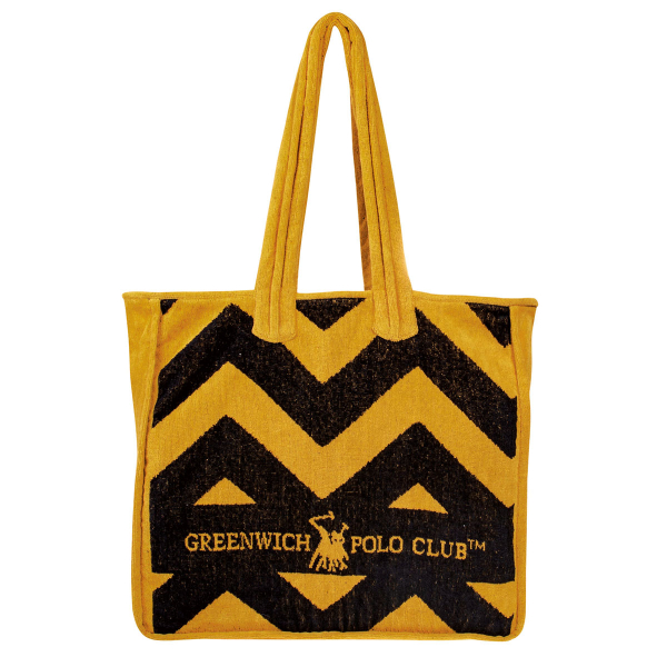 Τσάντα Θαλάσσης (42x45) Greenwich Polo Club 3650 Ochra/Black