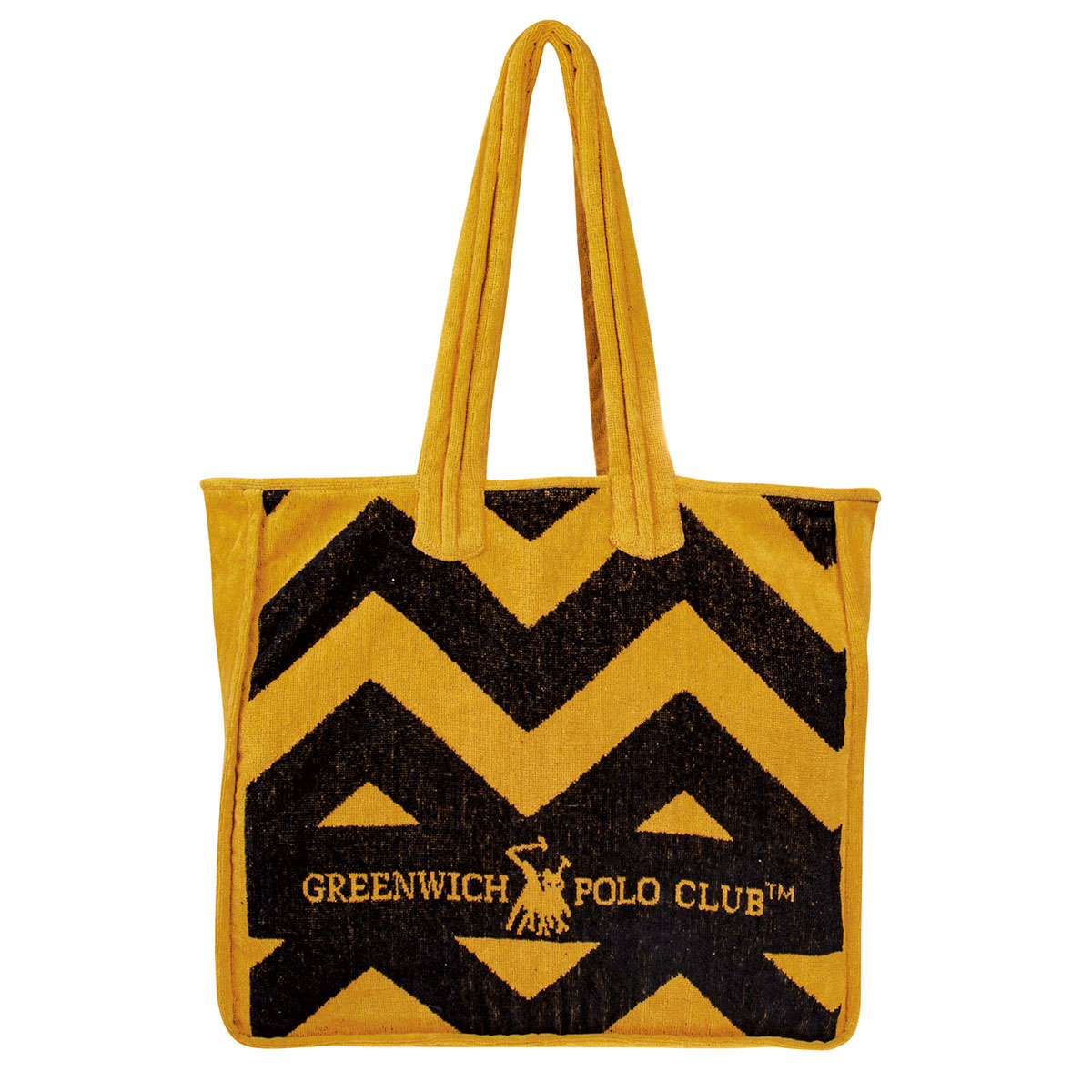 Τσάντα Θαλάσσης (42X45) Greenwich Polo Club 3650 Ochra Black Home Τσάντες Spitishop