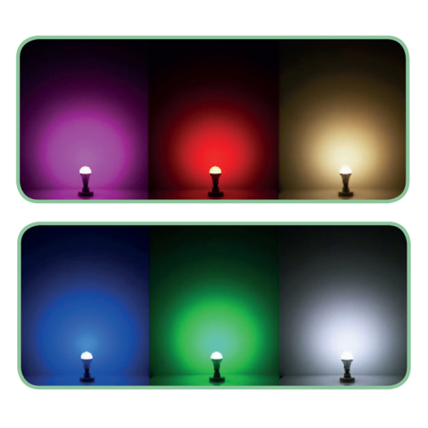 Λάμπα LED Diolamp RGBW Dimmable GU10/5W/3000K/400Lm GU105RGBWN