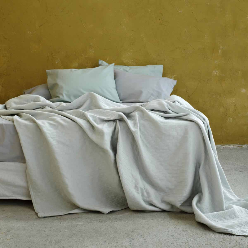 Κουβερτόριο Υπέρδιπλο (230x260) Nima Bed Linen Adalee Light Grey