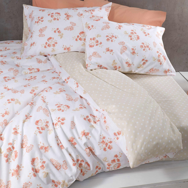 Κουβερλί Υπέρδιπλο (220x240) Nima Bed Linen Alyssa Coral
