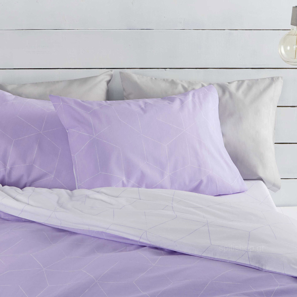 Κουβερλί Υπέρδιπλο (220x240) Nima Bed Linen Fade Lilac