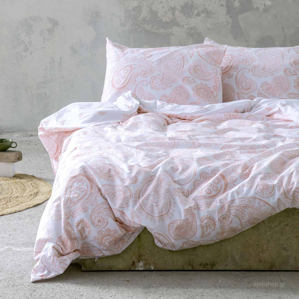 Κουβερλί Υπέρδιπλο (220x240) Nima Bed Linen Aditti Pink