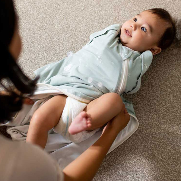 Καλοκαιρινός Υπνόσακος - Πάνα Φασκιώματος (3-6 μηνών) Gro Company Swaddle Bag Woodland