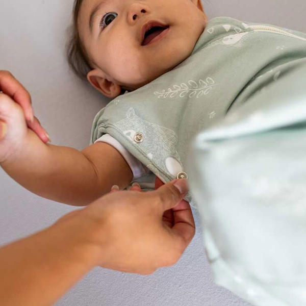 Καλοκαιρινός Υπνόσακος - Πάνα Φασκιώματος (3-6 μηνών) Gro Company Swaddle Bag Woodland