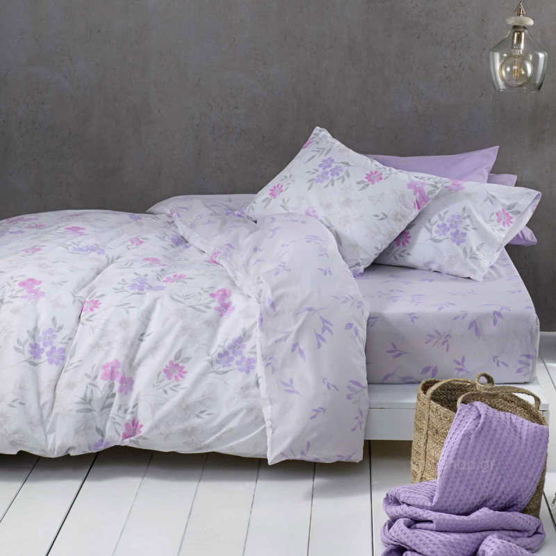 Κουβερλί Υπέρδιπλο (220x240) Nima Bed Linen Lilian Pink