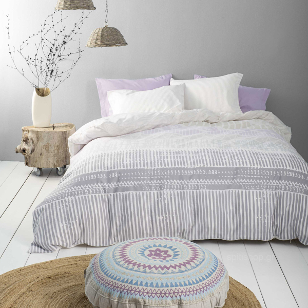 Κουβερλί Υπέρδιπλο (220x240) Nima Bed Linen Akachi Lilac