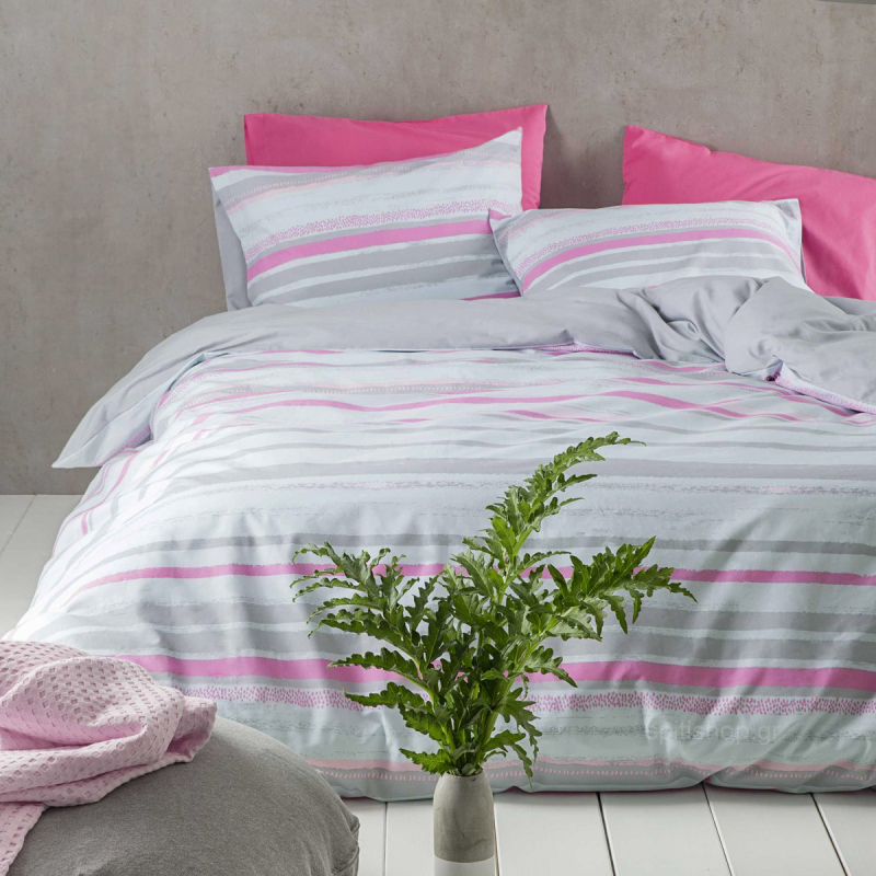 Κουβερλί Υπέρδιπλο (220x240) Nima Bed Linen Kekoa Pink