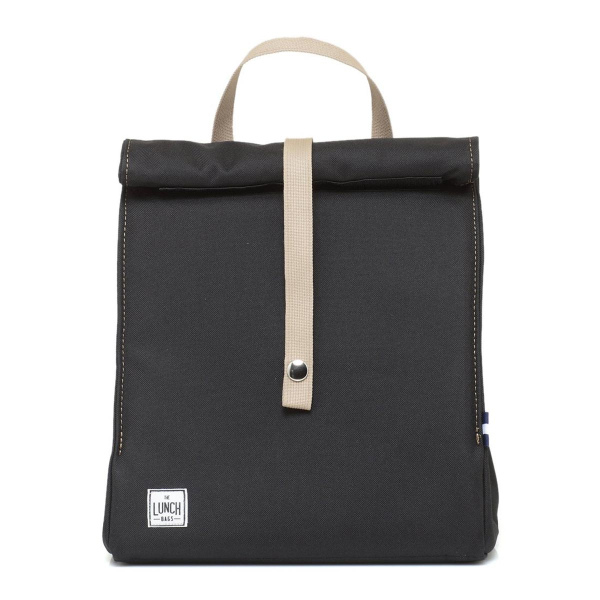Ισοθερμική Τσάντα Φαγητού (8Lit) + Παγοκύστη The Lunch Bags Original Plus Black