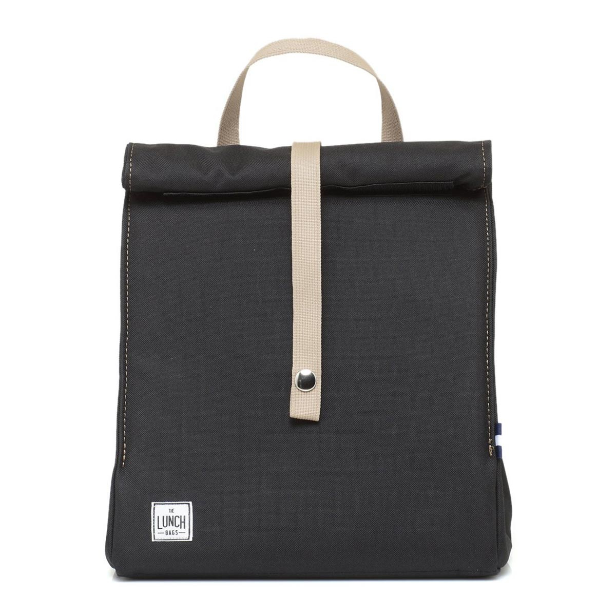 Ισοθερμική Τσάντα Φαγητού (8Lit) + Παγοκύστη The Lunch Bags Original Plus Black 212517