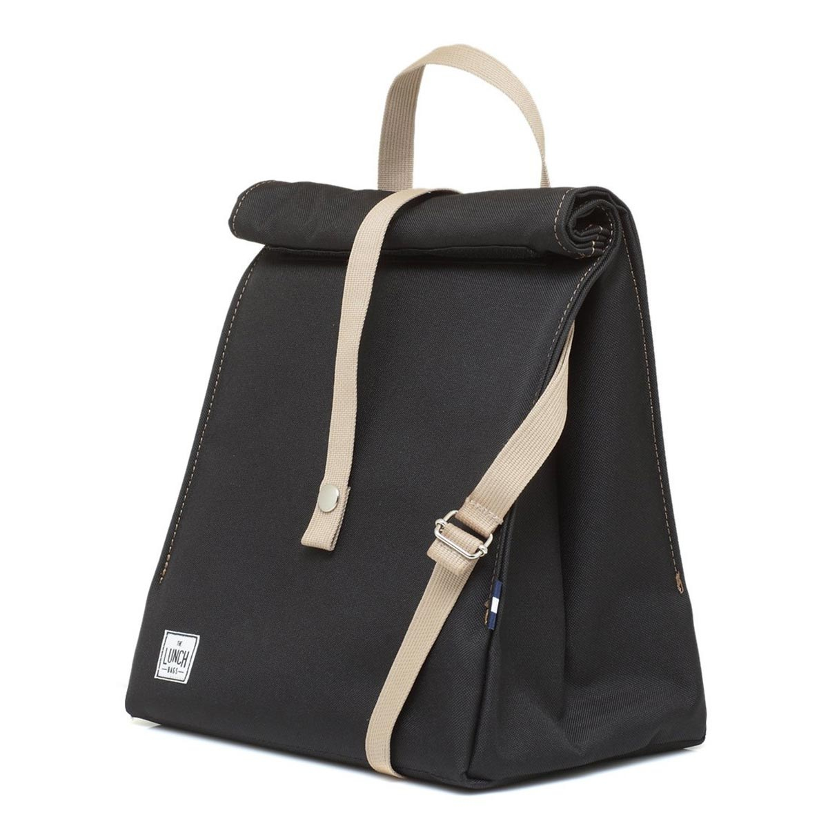 Ισοθερμική Τσάντα Φαγητού 8lt + Παγοκύστη The Lunch Bags Original Plus Black φωτογραφία