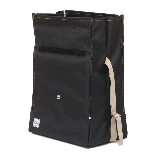 Ισοθερμική Τσάντα Φαγητού 8lt + Παγοκύστη The Lunch Bags Original Plus Black