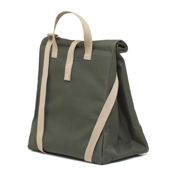 Ισοθερμική Τσάντα Φαγητού (8Lit) + Παγοκύστη The Lunch Bags Original Plus Olive