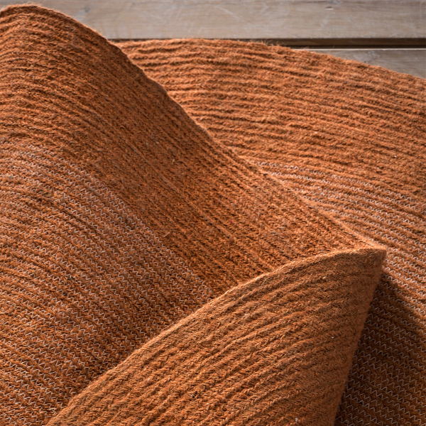 Στρογγυλό Χαλί Καλοκαιρινό (Φ120) Nima Carpets Bergren Deep Orange