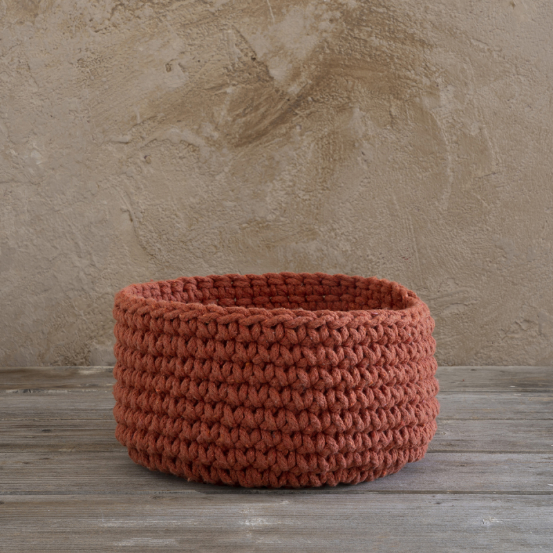 Καλάθι Αποθήκευσης (Φ28x15) Nima Panier Deep Orange