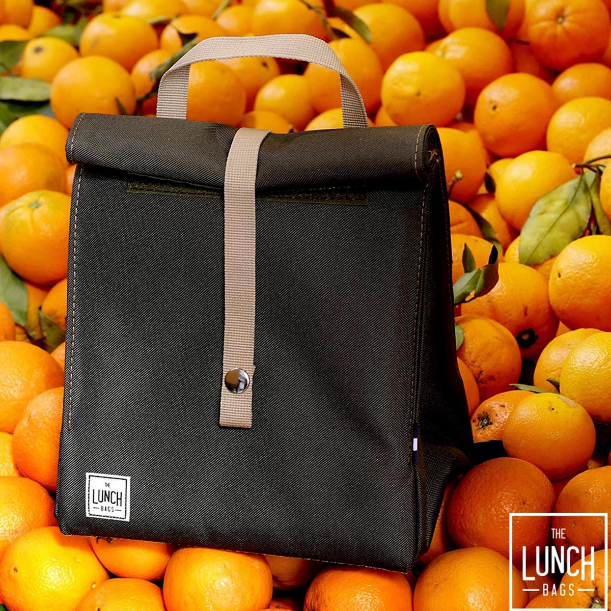 Ισοθερμική Τσάντα Φαγητού 5lt The Lunch Bags Original Black φωτογραφία