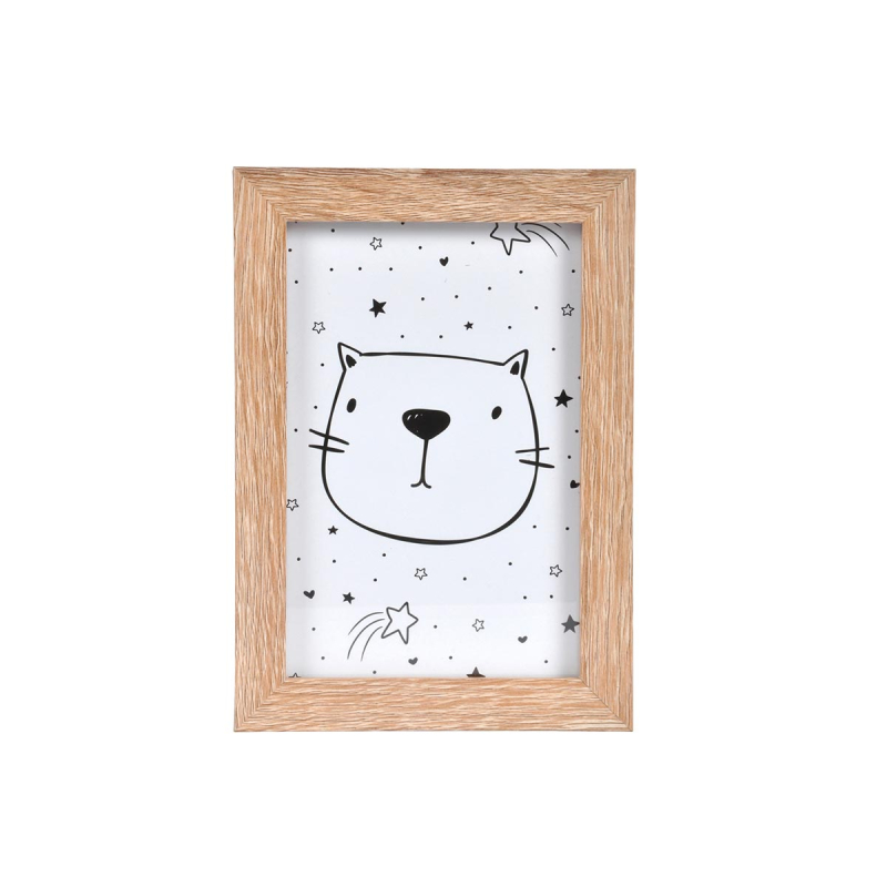 Παιδικό Καδράκι/Κορνίζα L-C Wild Kids Cat Face 6CAD071