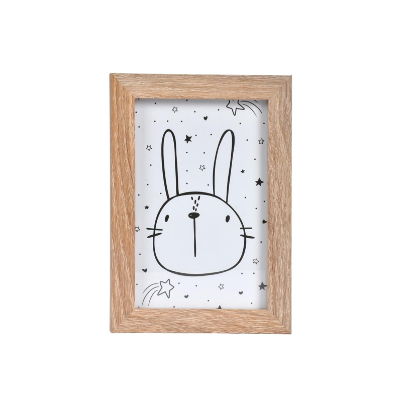 Παιδικό Καδράκι/Κορνίζα L-C Wild Kids Bunny Face 6CAD070